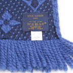 Louis Vuitton Logomania Scarf Blue Denim — view 2