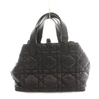 Dior Toujours Bag Medium Hand Macro Cannage CD Lock Calfskin Leather Logo Charm — view 3