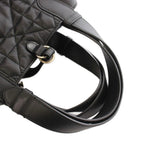 Dior Toujours Bag Medium Hand Macro Cannage CD Lock Calfskin Leather Logo Charm — view 6
