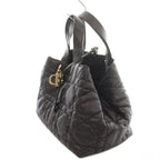 Dior Toujours Bag Medium Hand Macro Cannage CD Lock Calfskin Leather Logo Charm — view 2