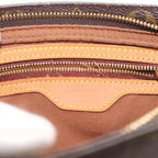 Louis Vuitton Monogram Trotteur Shoulder Bag Canvas Leather Logo Brown — view 4