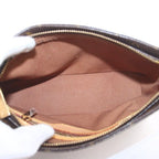 Louis Vuitton Monogram Trotteur Shoulder Bag Canvas Leather Logo Brown — view 5