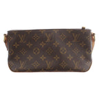 Louis Vuitton Monogram Trotteur Shoulder Bag Canvas Leather Logo Brown — view 3