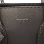 Saint Laurent Paris Sac de Jour 2-Way Hand Shoulder Bag Leather Logo Solid Dark — view 4