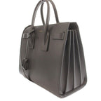Saint Laurent Paris Sac de Jour 2-Way Hand Shoulder Bag Leather Logo Solid Dark — view 2