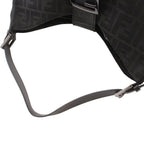 Fendi Zucca Pattern Bag Canvas Leather Black — view 5