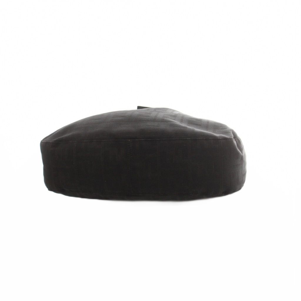 Fendi Zucca Pattern Bag Canvas Leather Black — view 4