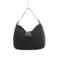 Fendi Zucca Pattern Bag Canvas Leather Black