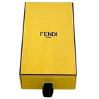 Fendi Ribbon Scarf Rappy TU Silk Pink FF Logo — view 6
