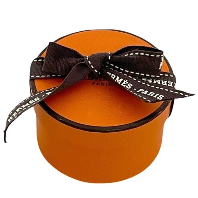 Hermes Ribbon Scarf Twilly Doll Candy Paris Station Silk Gray — view 7