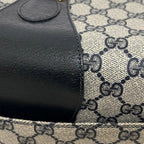 Gucci Clutch Vintage GG Supreme Leather Navy — view 7