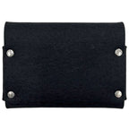 Hermes Pouch Etui Cartes GM Felt Noir Black Perforated H Logo — view 3