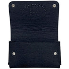 Hermes Pouch Etui Cartes GM Felt Noir Black Perforated H Logo — view 5