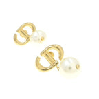 Dior CD Navy Earrings — view 4