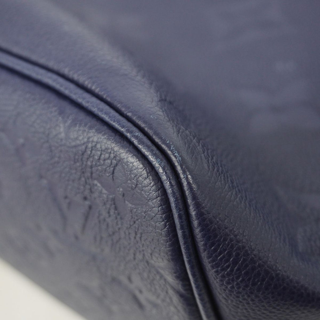 Louis Vuitton Tote Bag Monogram Empreinte Neverfull MM Navy — view 6