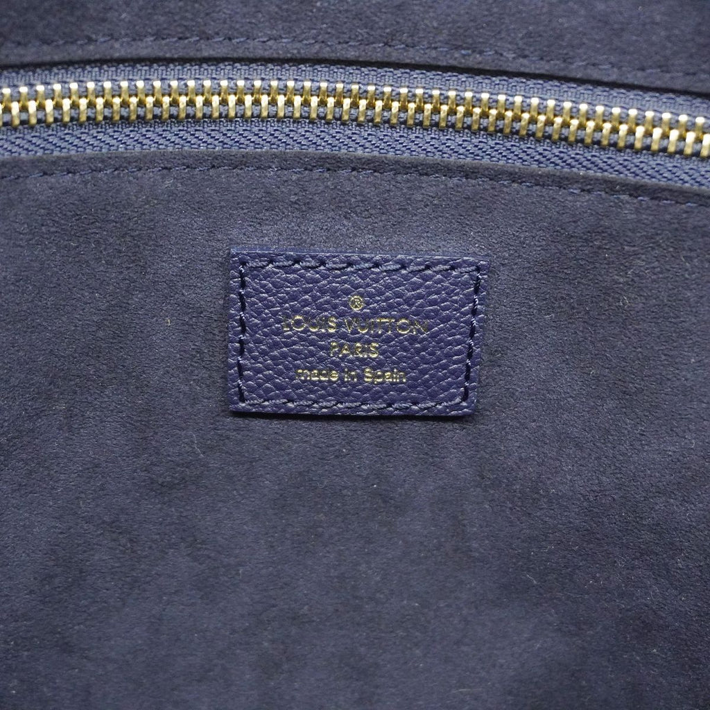 Louis Vuitton Tote Bag Monogram Empreinte Neverfull MM Navy — view 5