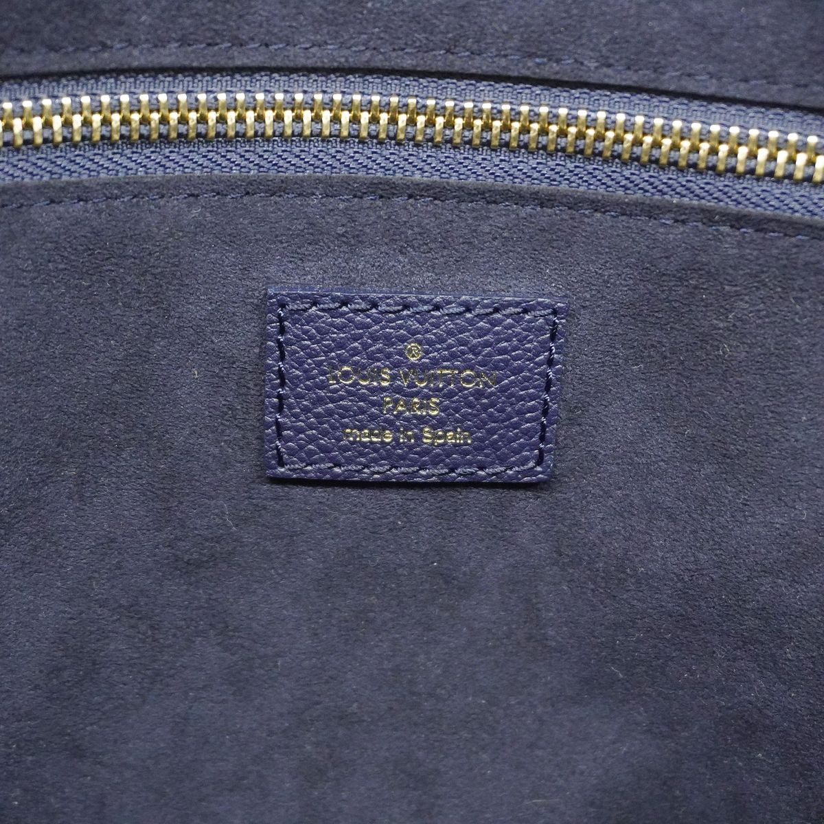 Louis Vuitton Tote Bag Monogram Empreinte Neverfull MM Navy — view 5