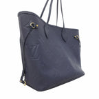 Louis Vuitton Tote Bag Monogram Empreinte Neverfull MM Navy — view 2