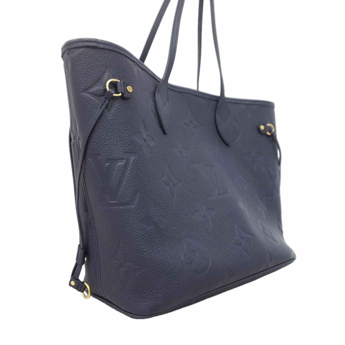 Louis Vuitton Tote Bag Monogram Empreinte Neverfull MM Navy — view 2