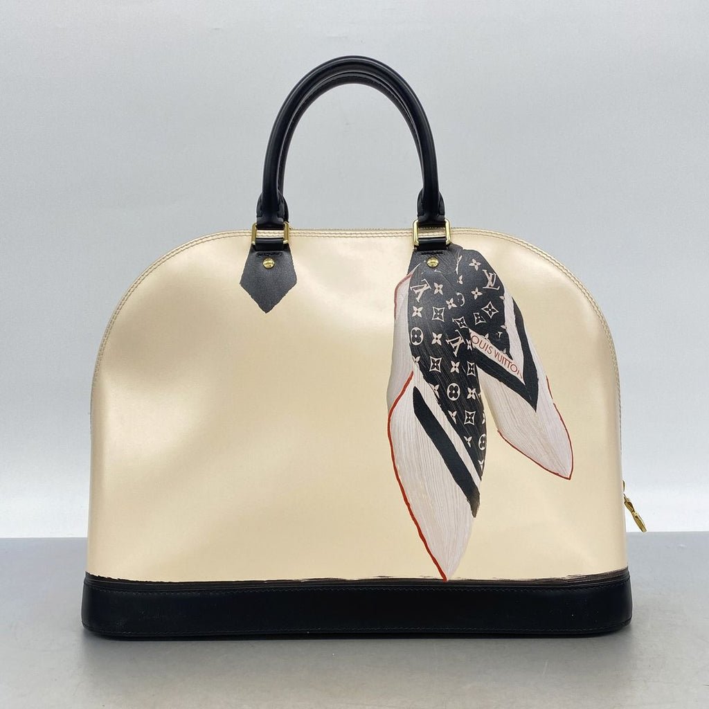 Louis Vuitton Handbag Trompe L'oeil Alma GM Black Beige — view 8