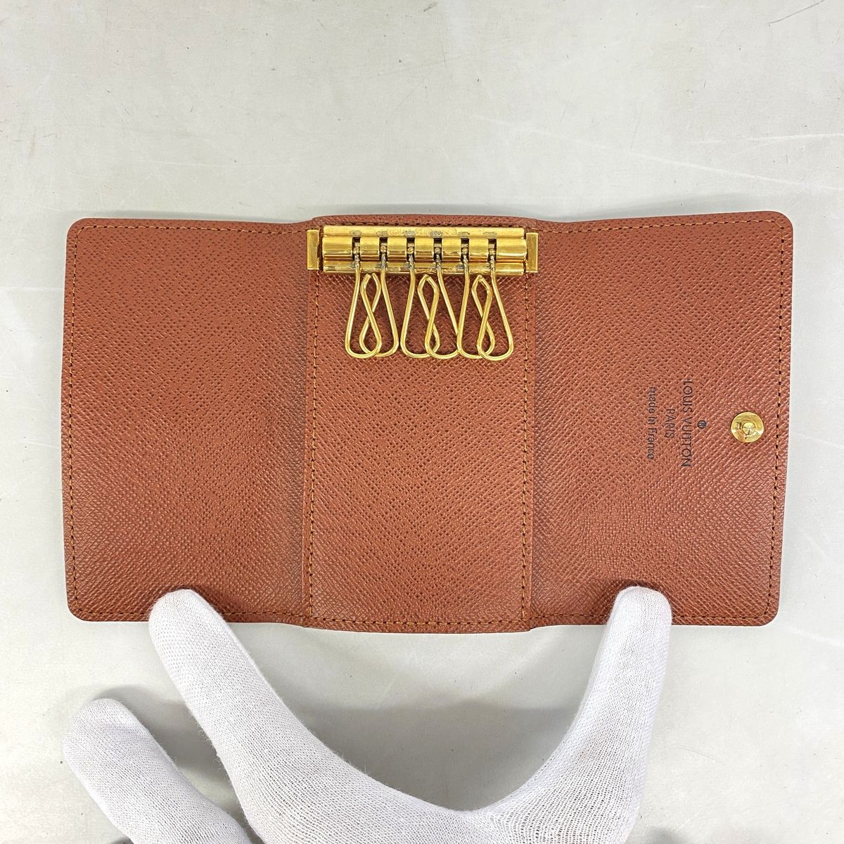 Louis Vuitton Key Case Monogram Multicles 6 Brown Key Holder — view 3