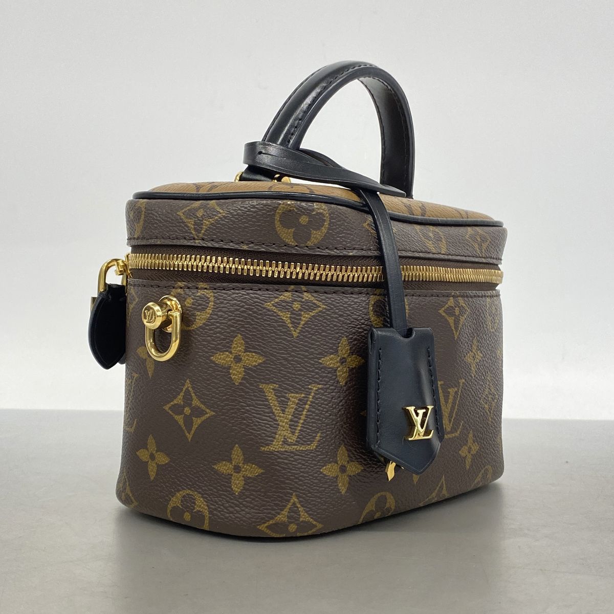 Louis Vuitton Vanity Bag Monogram Reverse Nvpm Brown 2-Way Bag — view 2