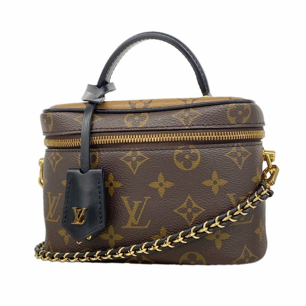 Louis Vuitton Vanity Bag Monogram Reverse Nvpm Brown 2-Way Bag