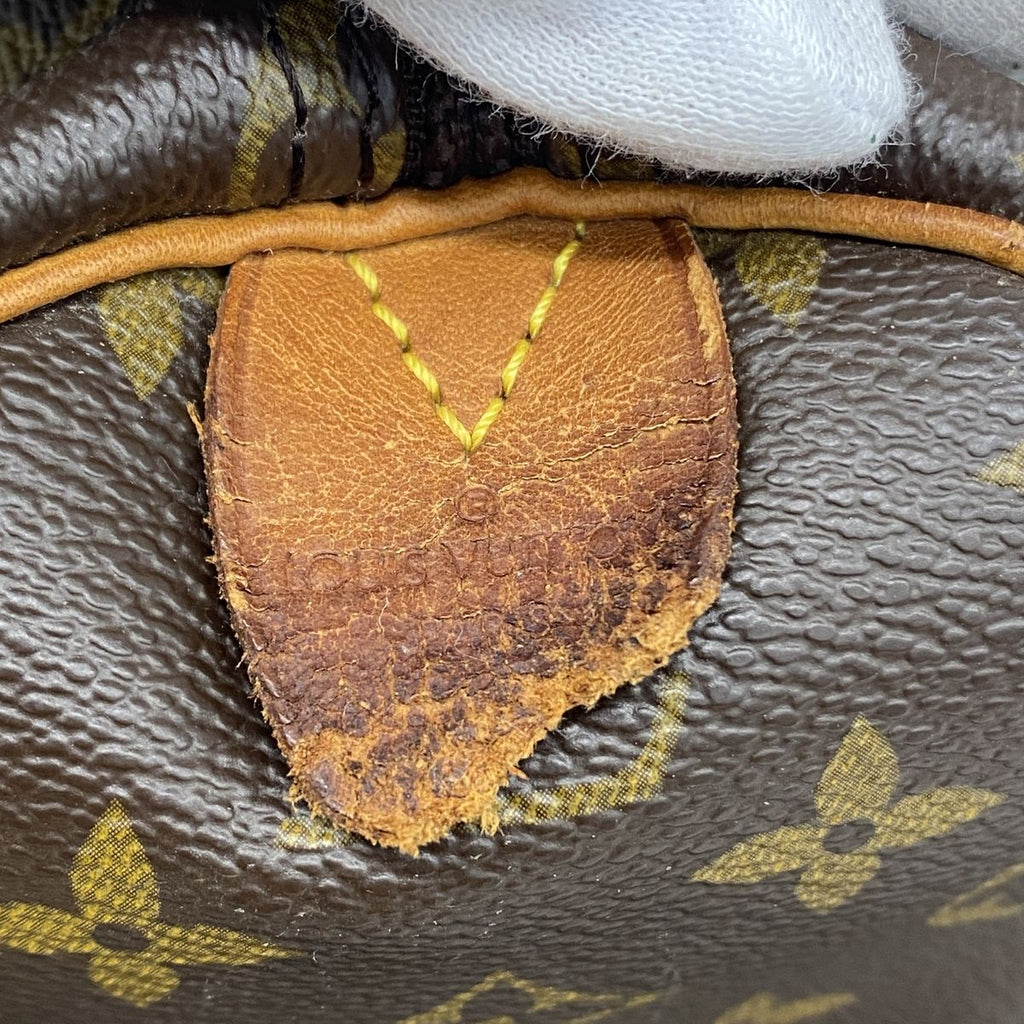 Louis Vuitton Boston Bag Monogram Keepall 55 Brown — view 5