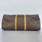Louis Vuitton Boston Bag Monogram Keepall 55 Brown — view 3