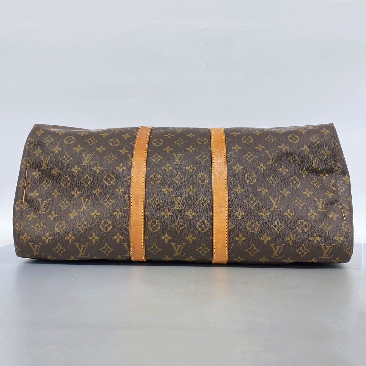 Louis Vuitton Boston Bag Monogram Keepall 55 Brown — view 3