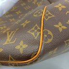 Louis Vuitton Boston Bag Monogram Keepall 55 Brown — view 8