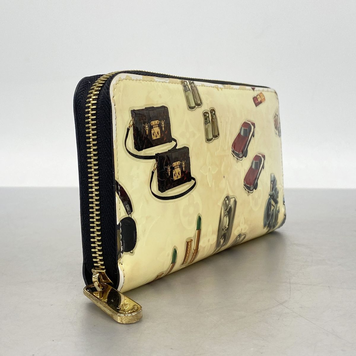 Louis Vuitton Wallet Nicolas Ghesquiere Zippy Beige Multicolor — view 2