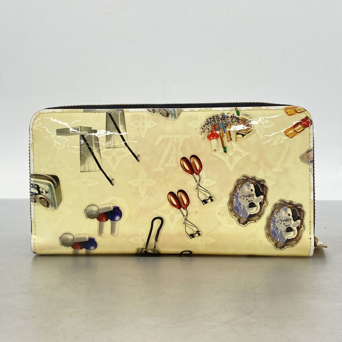 Louis Vuitton Wallet Nicolas Ghesquiere Zippy Beige Multicolor — view 7