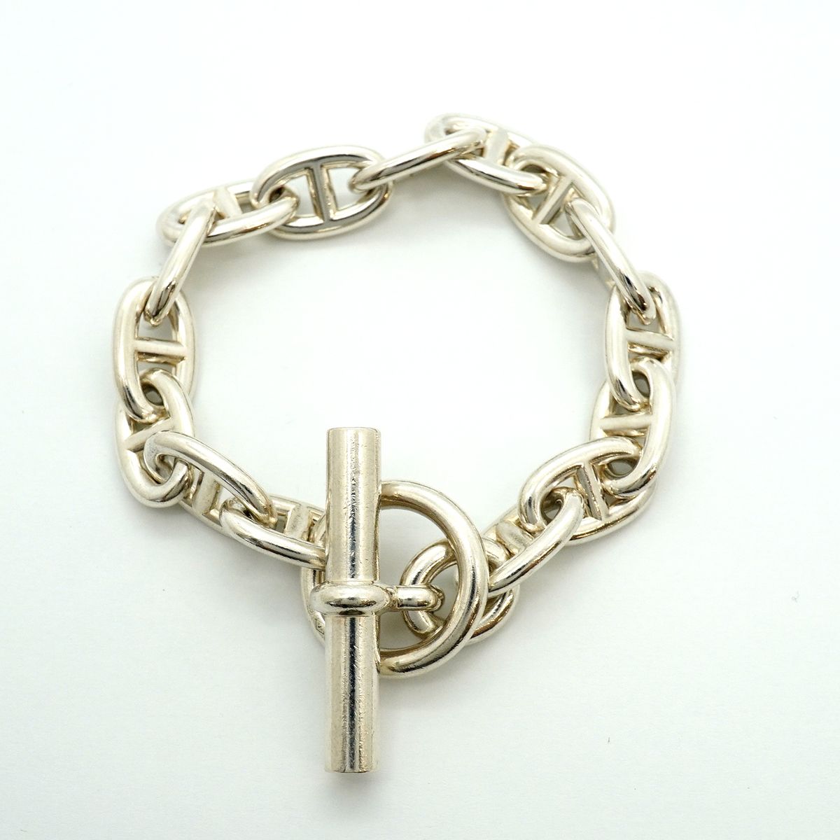 Hermes Bracelet Chaine D'ancre MM 15 Links 925 Sterling Silver — view 3