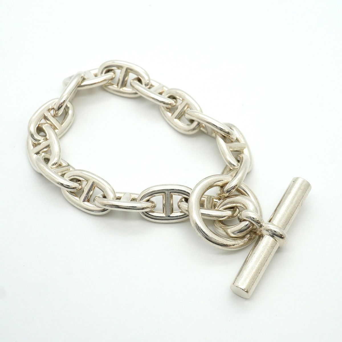 Hermes Bracelet Chaine D'ancre MM 15 Links 925 Sterling Silver — view 2
