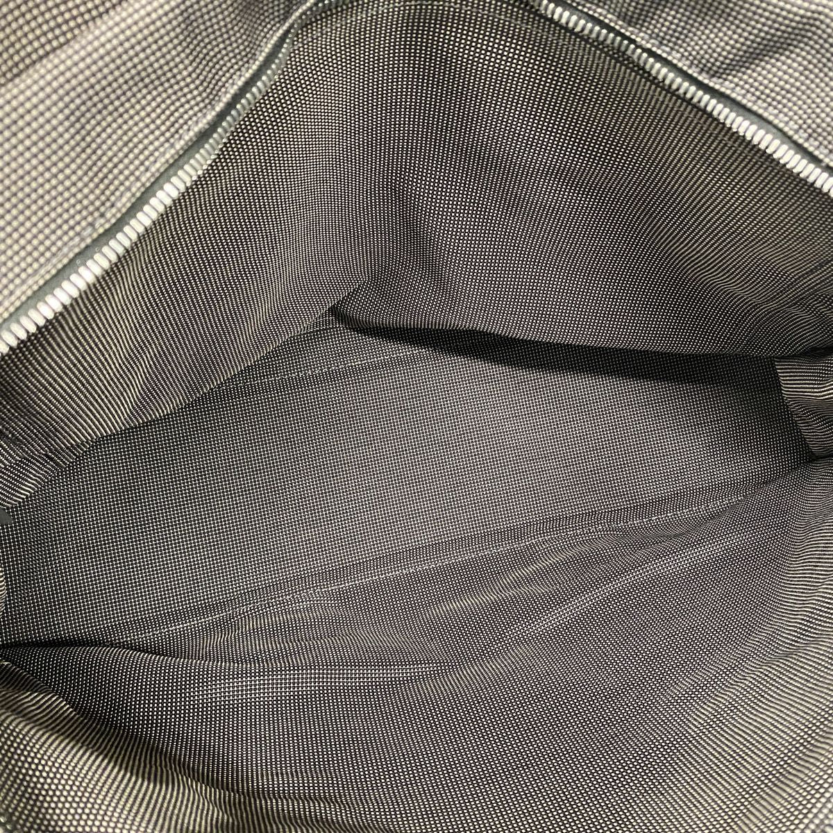 Hermes Tote Bag Herline MM Nylon Gray Silver — view 4