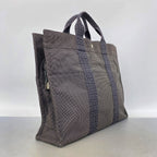Hermes Tote Bag Herline MM Nylon Gray Silver — view 2