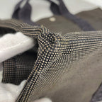 Hermes Tote Bag Herline MM Nylon Gray Silver — view 6