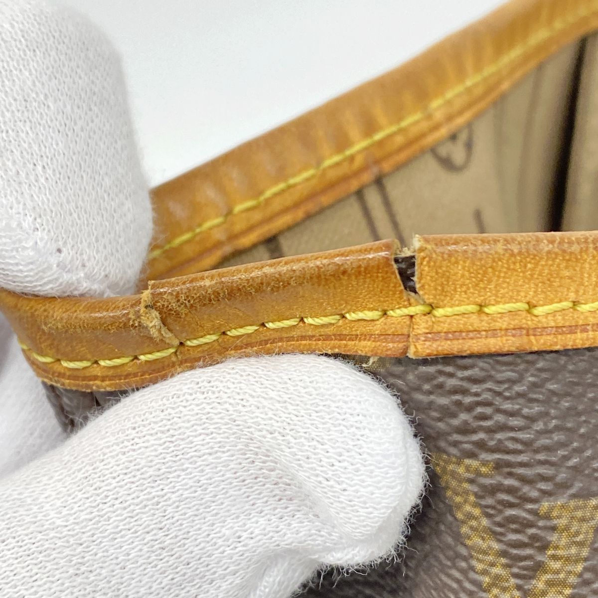 Louis Vuitton Tote Bag Monogram Neverfull MM Brown — view 6