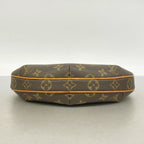 Louis Vuitton Shoulder Bag Monogram Pochette Croissant Brown — view 3