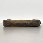 Louis Vuitton Clutch Monogram Marly Dragonne PM Brown — view 3