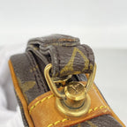 Louis Vuitton Clutch Monogram Marly Dragonne PM Brown — view 8