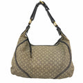 Louis Vuitton Shoulder Bag Monogram Mini Lin Manon MM Platine