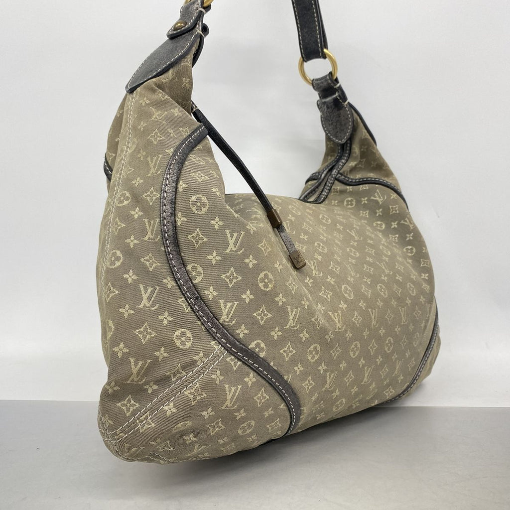Louis Vuitton Shoulder Bag Monogram Mini Lin Manon MM Platine — view 2