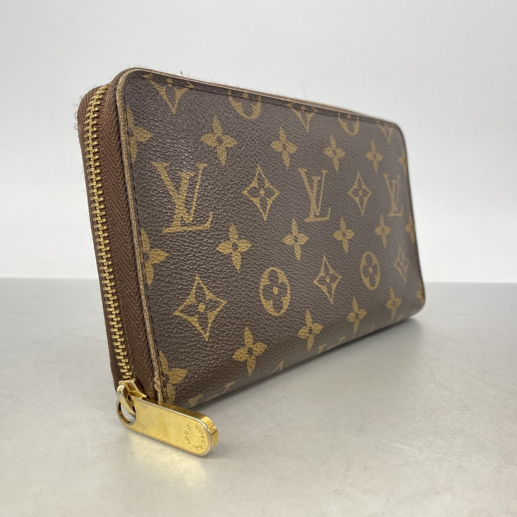 Louis Vuitton Wallet Monogram Zippy Organizer Brown — view 2