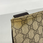 Gucci Shoulder Bag GG Supreme Brown Champagne Gold — view 7