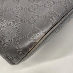 Gucci Handbag Guccissima Leather Dark Brown Silver 2-Way Bag — view 6