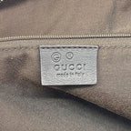 Gucci Handbag Guccissima Leather Dark Brown Silver 2-Way Bag — view 5