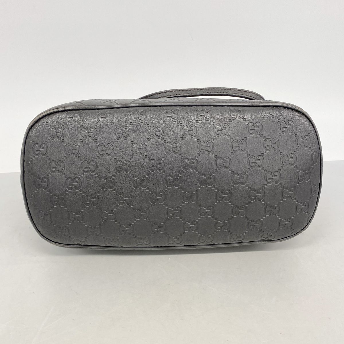 Gucci Handbag Guccissima Leather Dark Brown Silver 2-Way Bag — view 3