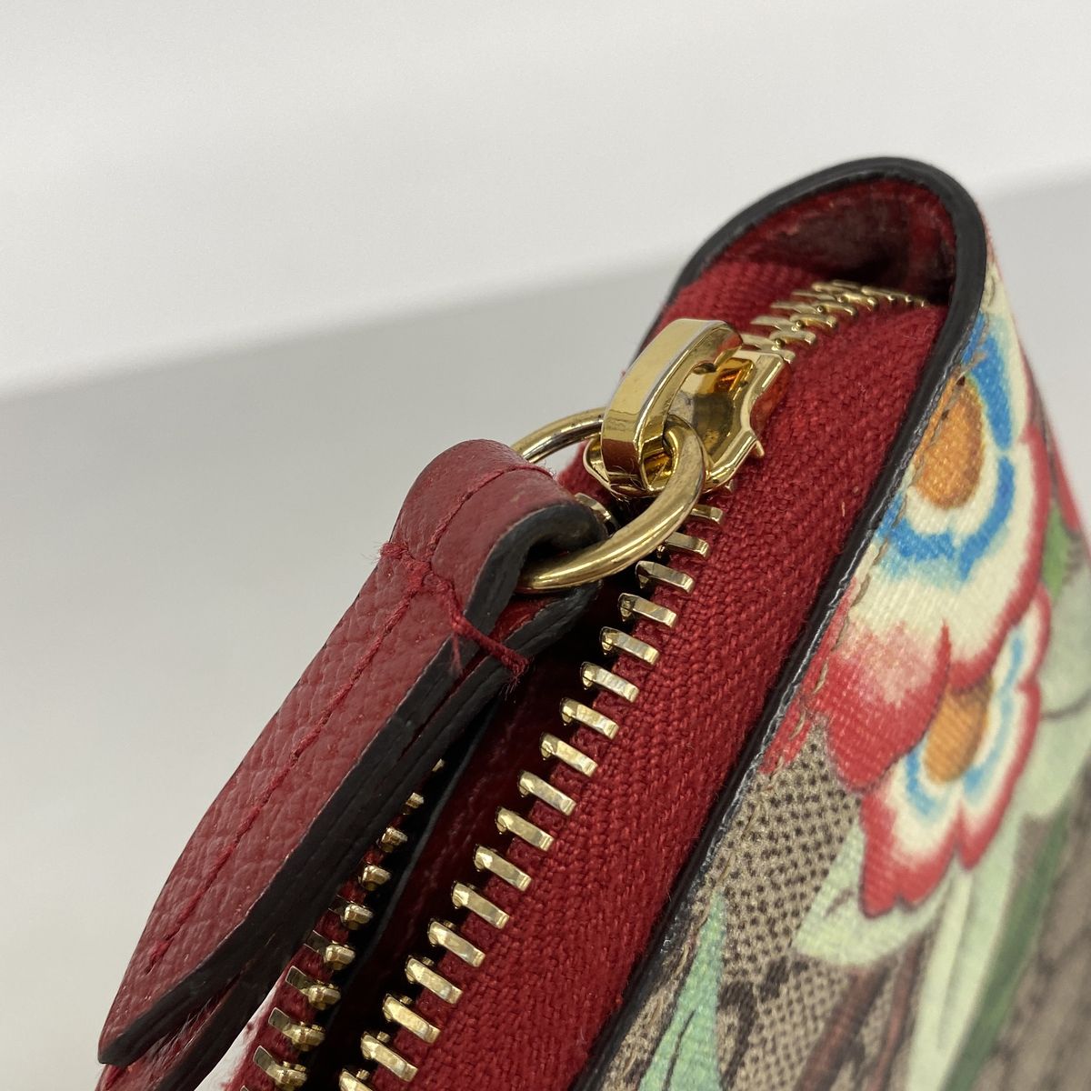 Gucci Wallet GG Supreme Brown Multicolor Gold — view 6